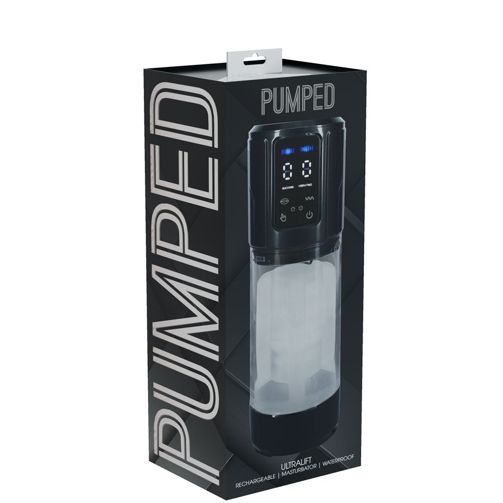Pumped UltraLift Automatic Masturbator - Gunmetal
