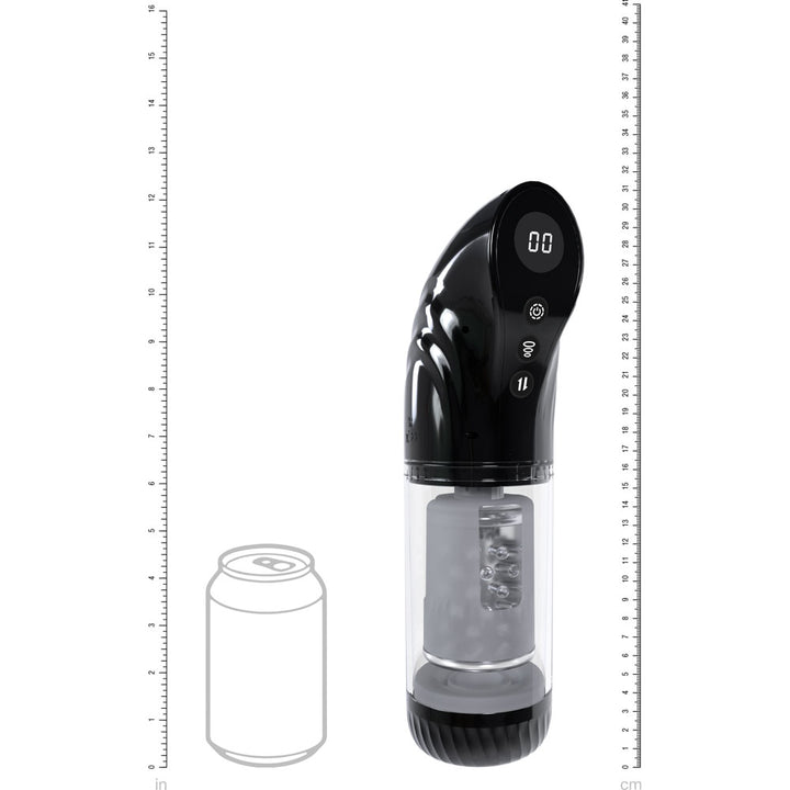 Pumped Strokemate - Sucking Rotating Thrusting Auto Masturbator - Black