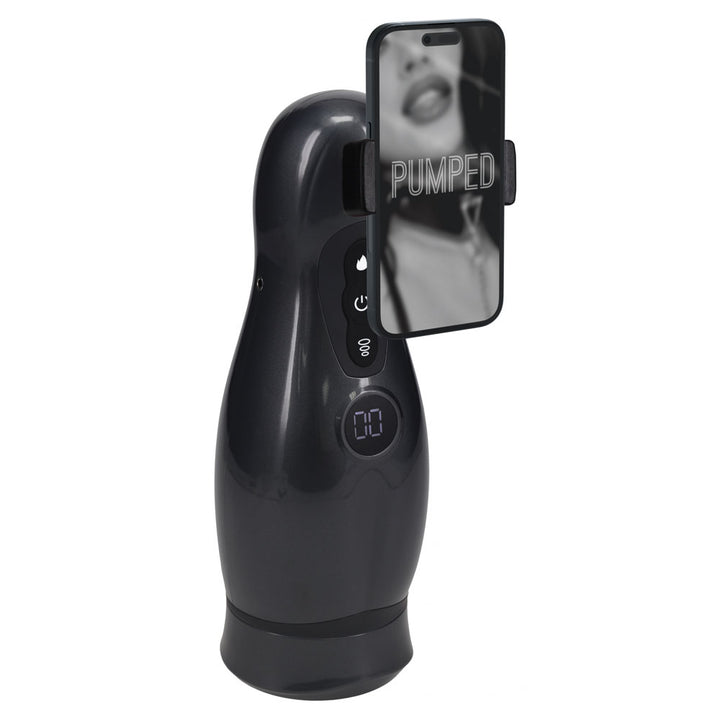 Pumped Virtuo - Sucking Vibrating Auto Masturbator - Gunmetal
