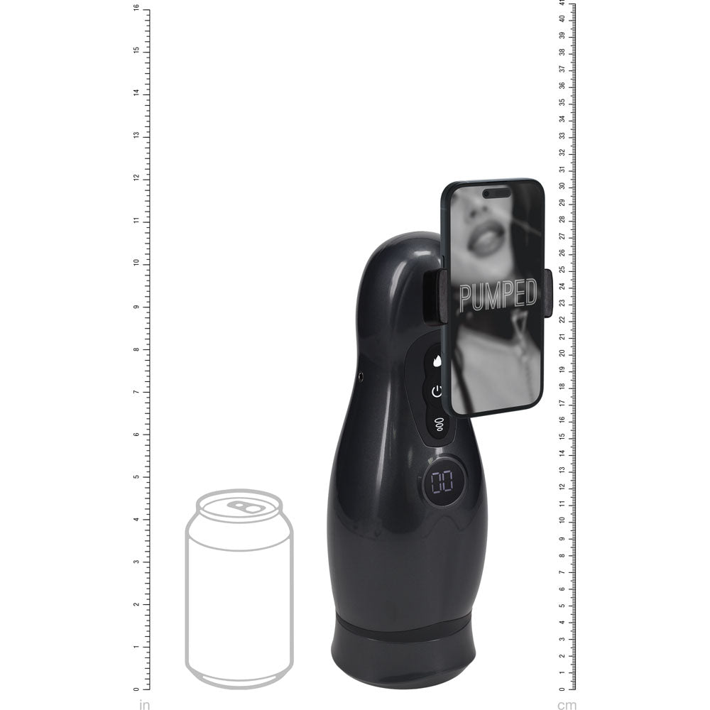 Pumped Virtuo - Sucking Vibrating Auto Masturbator - Gunmetal