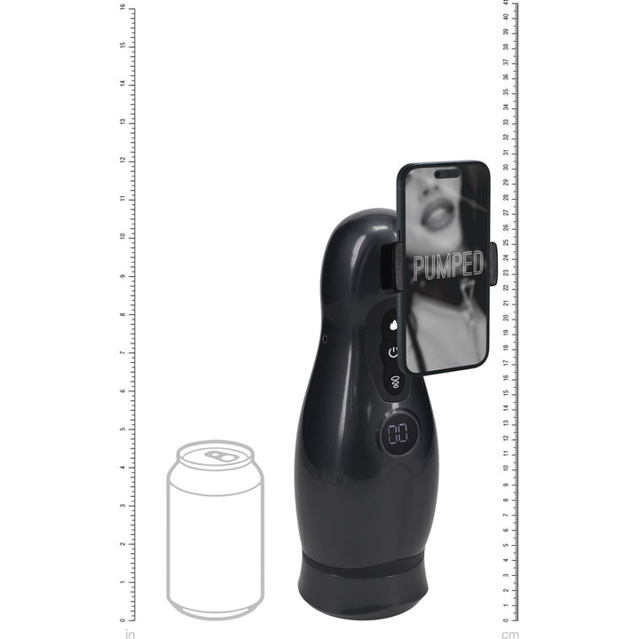 Pumped Virtuo - Sucking Vibrating Auto Masturbator - Gunmetal