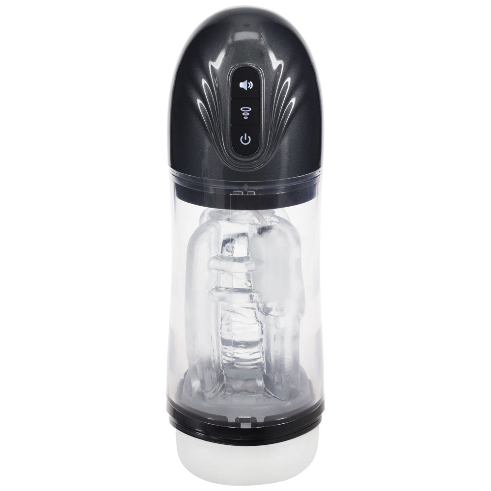 Pumped SonicPull - Sucking And Vibrating Auto Masturbator - Gunmetal