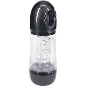 Pumped SonicPull - Sucking And Vibrating Auto Masturbator - Gunmetal