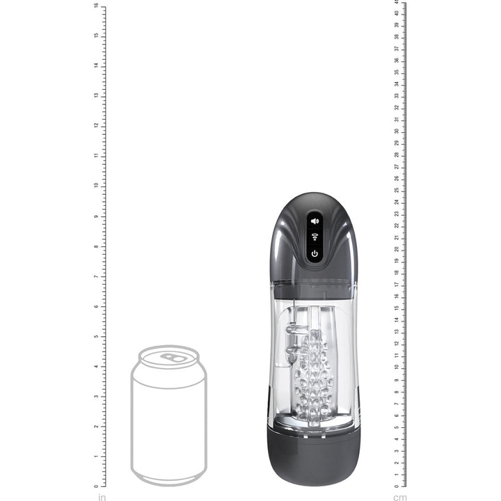 Pumped SonicPull - Sucking And Vibrating Auto Masturbator - Gunmetal