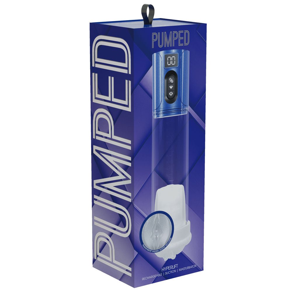 Pumped HyperLift Automatic Penis Pump - Metalic Blue