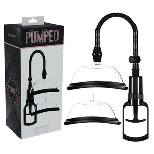 Pumped Vulva Pump - Black - Vagina Pump with 2 Cups