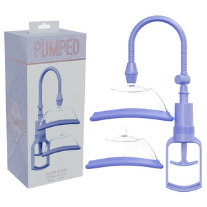 Pumped Vulva Pump - Lavender - Vagina Pump with 2 Cups