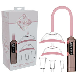 Pumped Vulva, Breast & Nipple Ladies Pump - Rose Gold