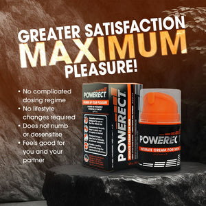Powerect Intimate Cream - Enhancer Cream for Men - 48ml