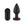 Passion Play Vibrating 10.4 cm Butt Plug with LED Base & Remote - Black