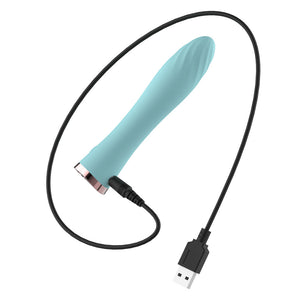 Passion Play Ultra Power Silicone Vibrating Bullet Vibe- Blue