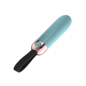 Passion Play Rechargeable Bullet Vibrator - Blue