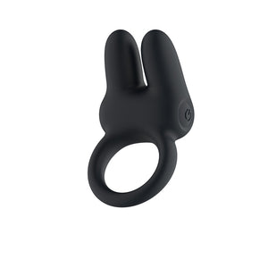 Passion Play Dual Motors Vibrating Cockring - Black