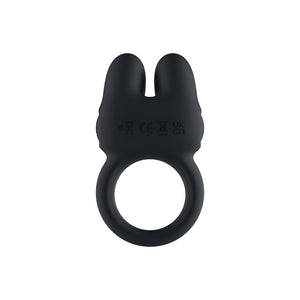 Passion Play Dual Motors Vibrating Cockring - Black