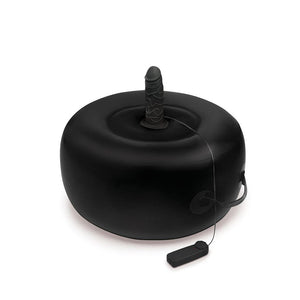 Whipsmart Inflatable Vibrating Love Seat With Dong - Black
