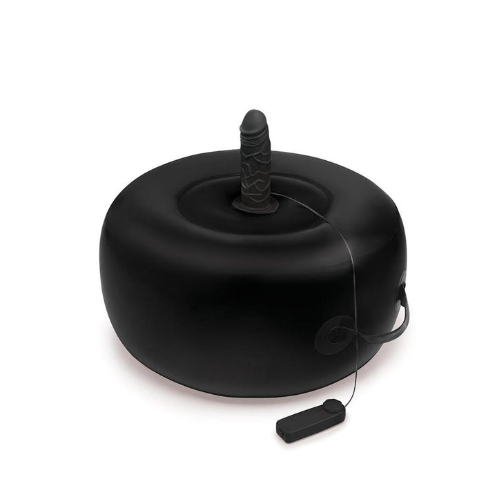 Whipsmart Inflatable Vibrating Love Seat With Dong - Black