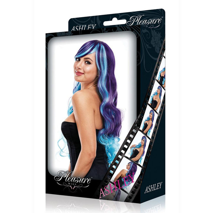 Pleasure Wigs Ashley - Purple/Blue Wig