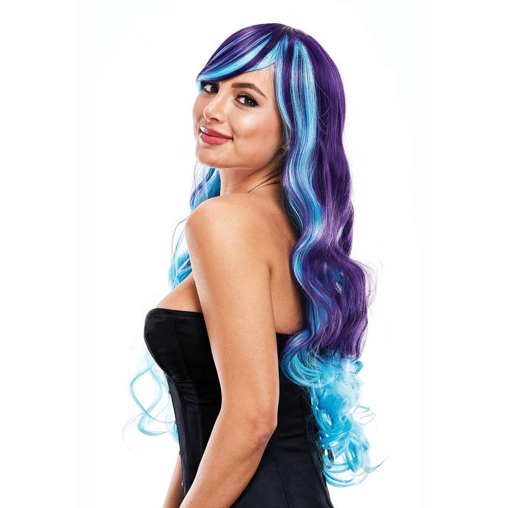 Pleasure Wigs Ashley - Purple/Blue Wig