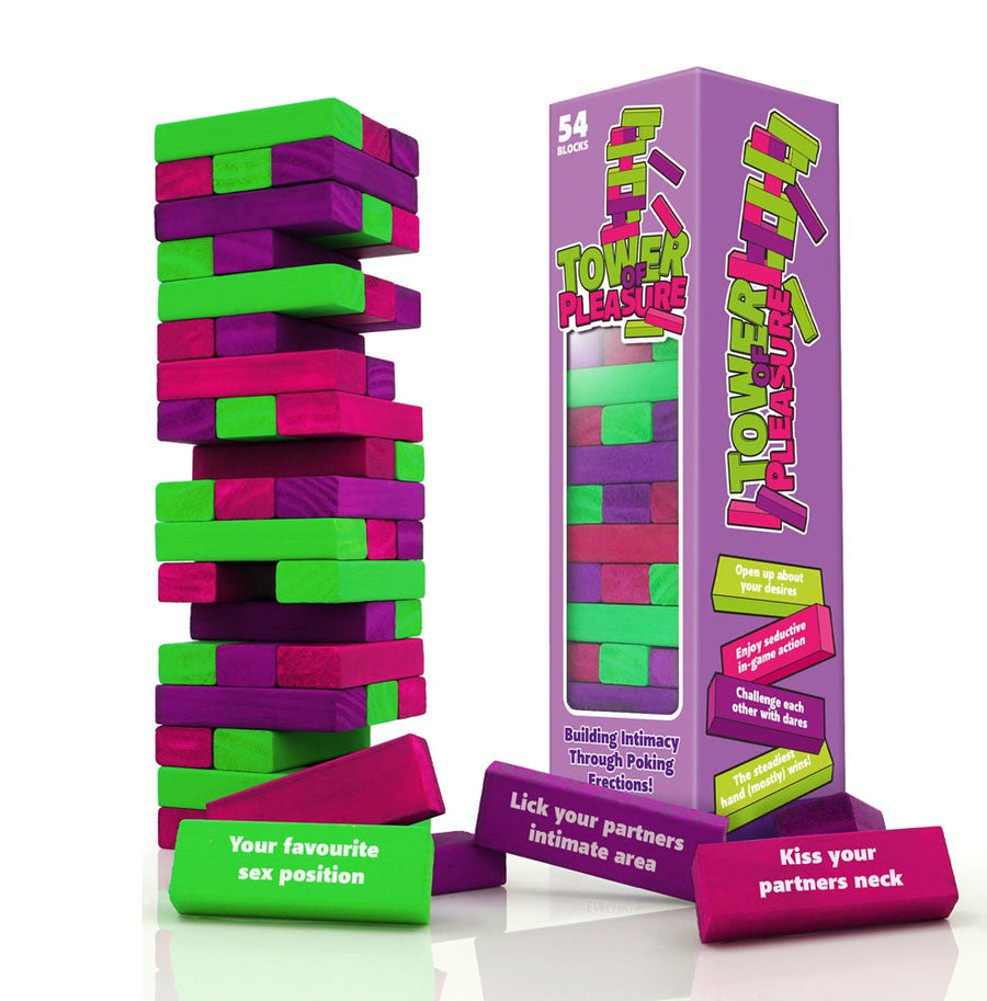 Tower of Pleasure - Couples Tumbling Tower Game