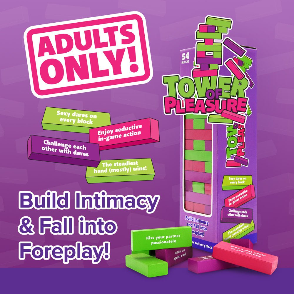 Tower of Pleasure - Couples Tumbling Tower Game