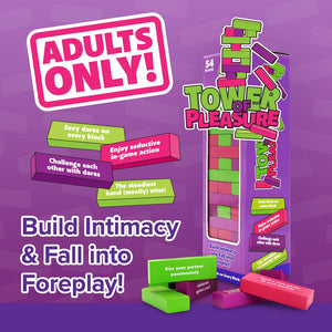 Tower of Pleasure - Couples Tumbling Tower Game