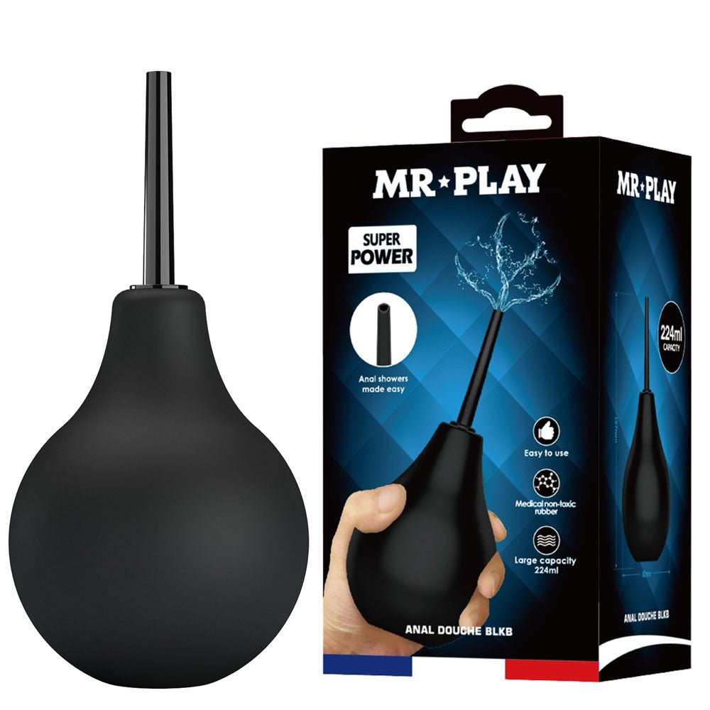 Mr Play Anal Douche - Black - 224ml Capacity