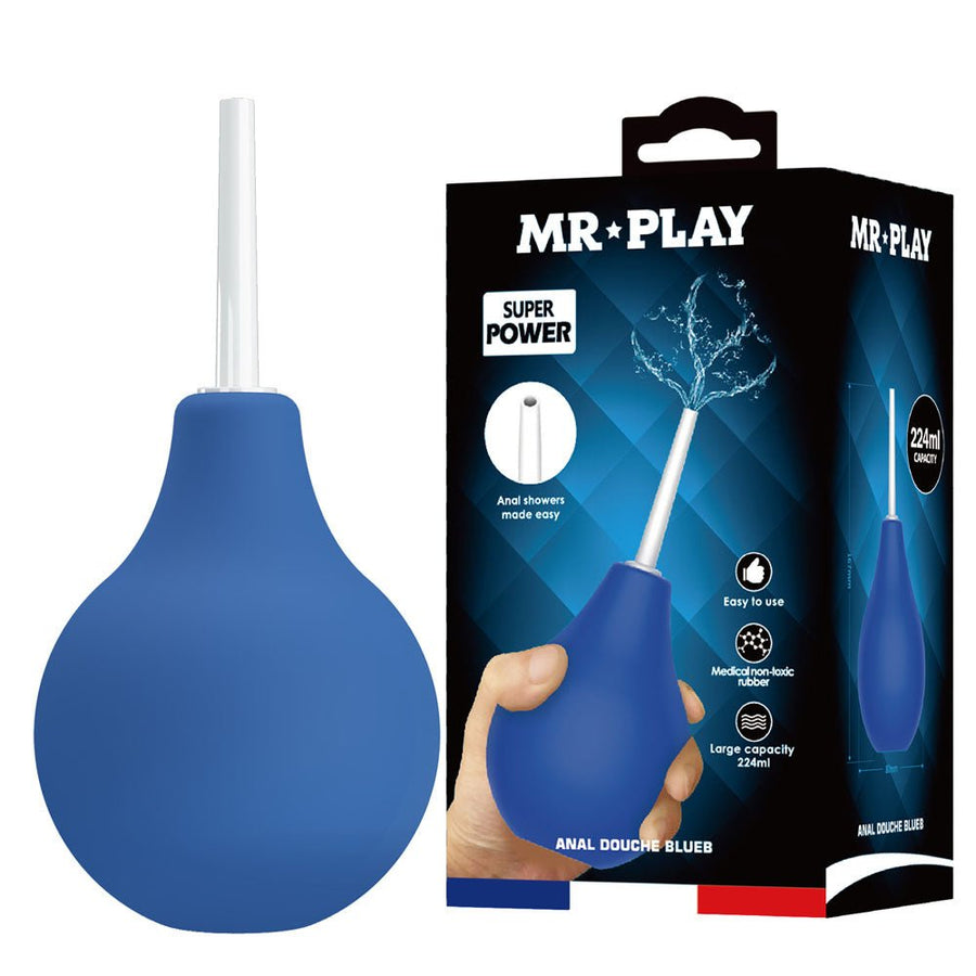 Mr Play Anal Douche - Blue - 224ml Capacity