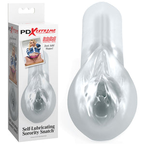 Pipedream Extreme Toyz Self Lubricating Sorority Snatch - Clear Vagina Stroker
