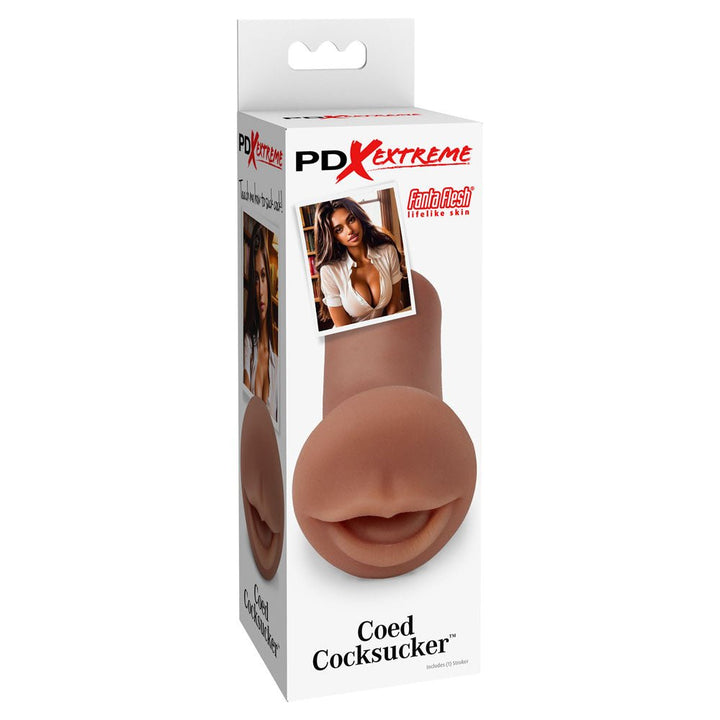 Pipedream Extreme Toyz Coed Cocksucker - Brown