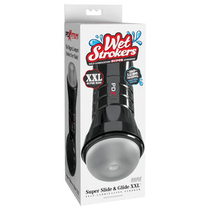 PDX Wet Pussies - Super Slide & Glide XXL - Clear Stroker