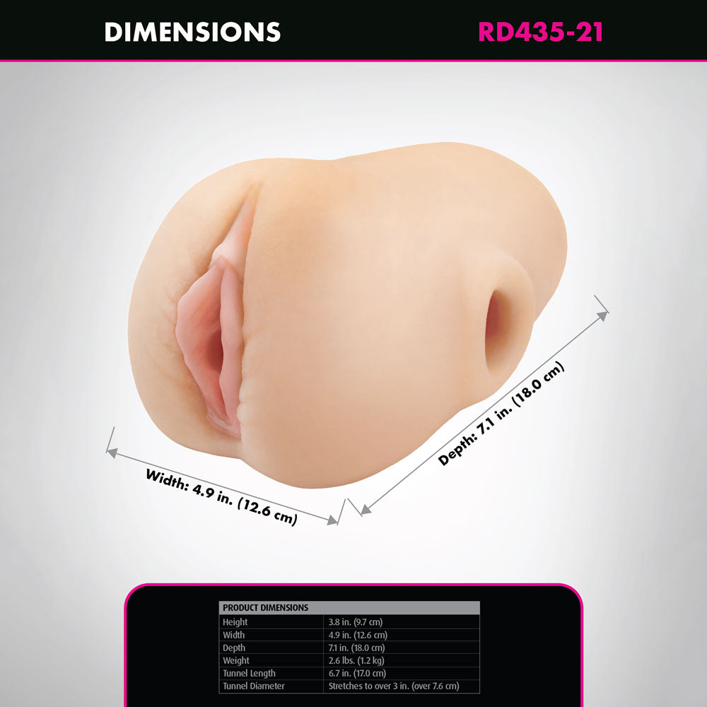 PDX Plus Pussy Pounder Squeeze Vagina Stroker - Flesh