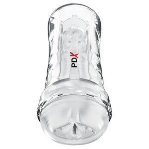 PDX Extreme Wet Pussies - Super Luscious Lips - Clear Self Lubricating Vagina Stroker
