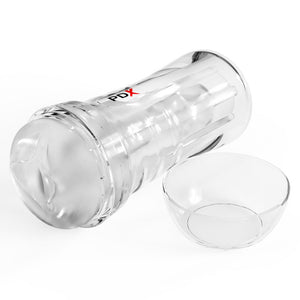 PDX Extreme Wet Pussies - Super Luscious Lips Self Lubricating Vagina Stroker - Frosted