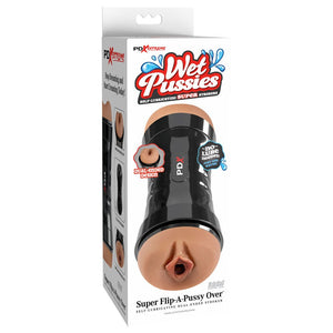 PDX Wet Pussies Super Flip-A-Pussy Over - Vagina & Ass Stroker - Brown