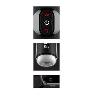 PDX Elite Moto Milker - Thrusting & Vibrating Auto Stroker