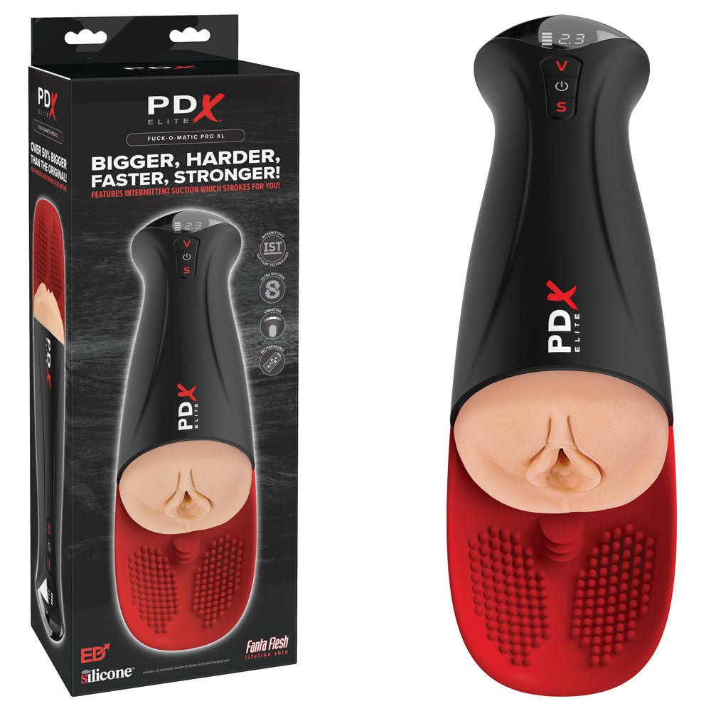 PDX Elite Fap-O-Matic Pro XL - Light - Flesh Auto Stroker
