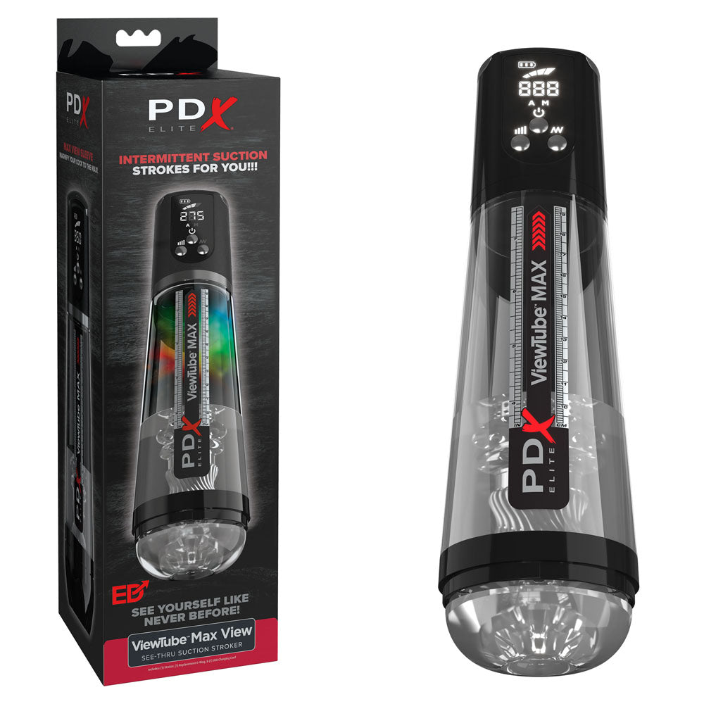 PDX Elite ViewTube MAX - Suction Auto Stroker