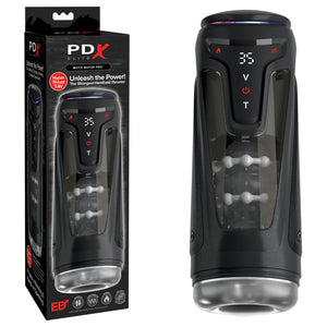 PDX Elite Moto-Bator Pro Auto Stroker -  Clear