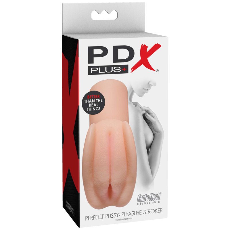 PDX PLUS Perfect Pussy Pleasure Pocket Pussy Stroker - Flesh