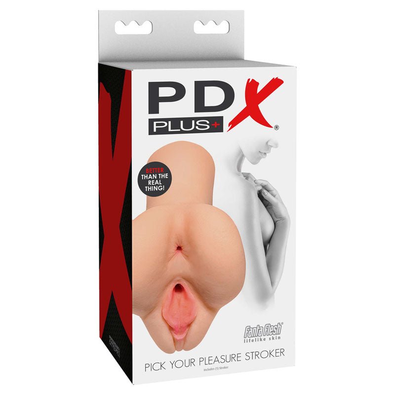 PDX Plus Pick Your Pleasure Stroker - Flesh Vagina
