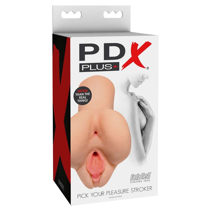 PDX PLUS Pick Your Pleasure Stroker - Flesh Vagina