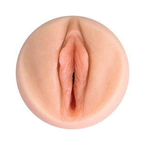 PDX Plus Shower Therapy - Soothing Scrub Discreet Vagina Stroker with Suction Base - Flesh 