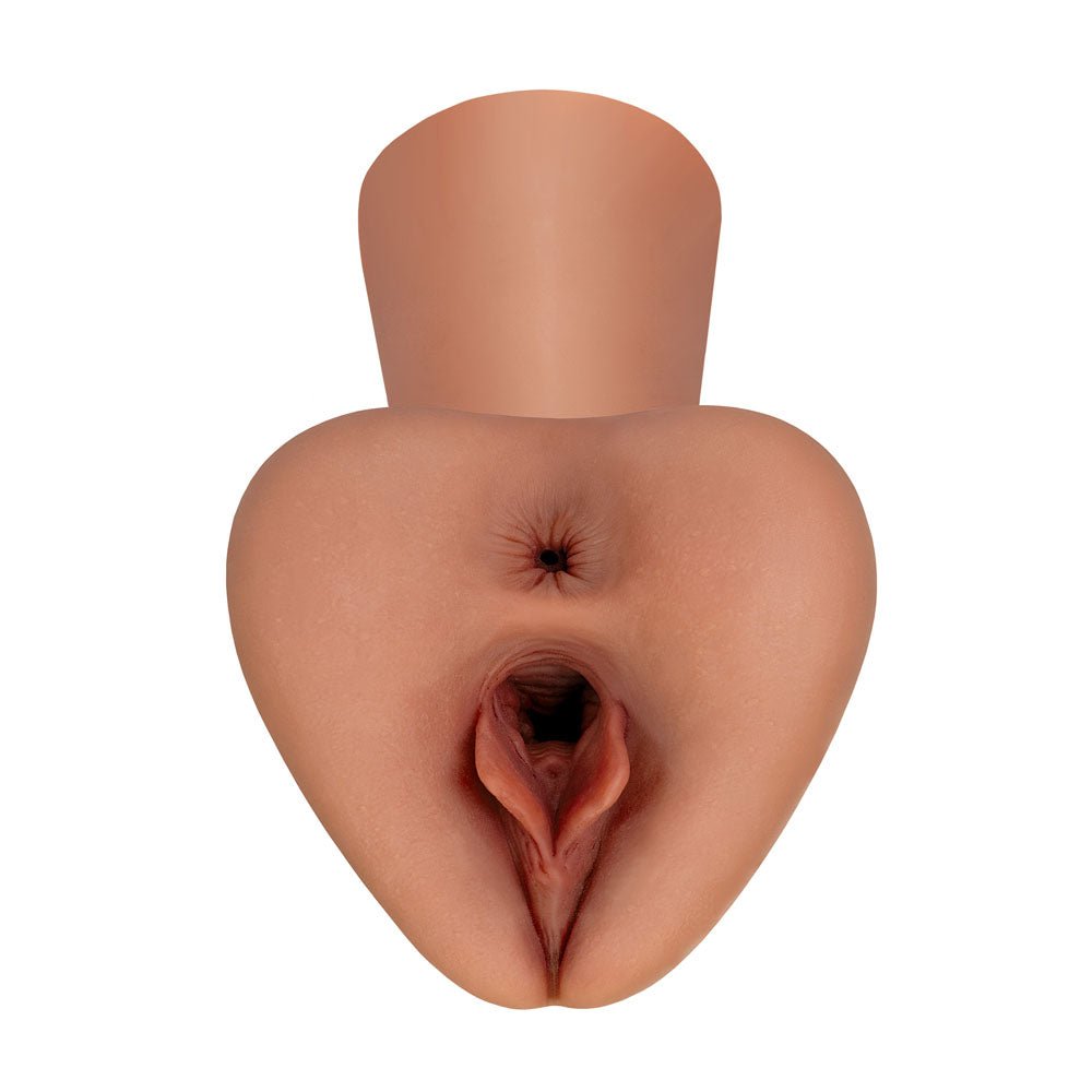 PDX Plus Pick Your Pleasure XL Vagina Stroker - Brown