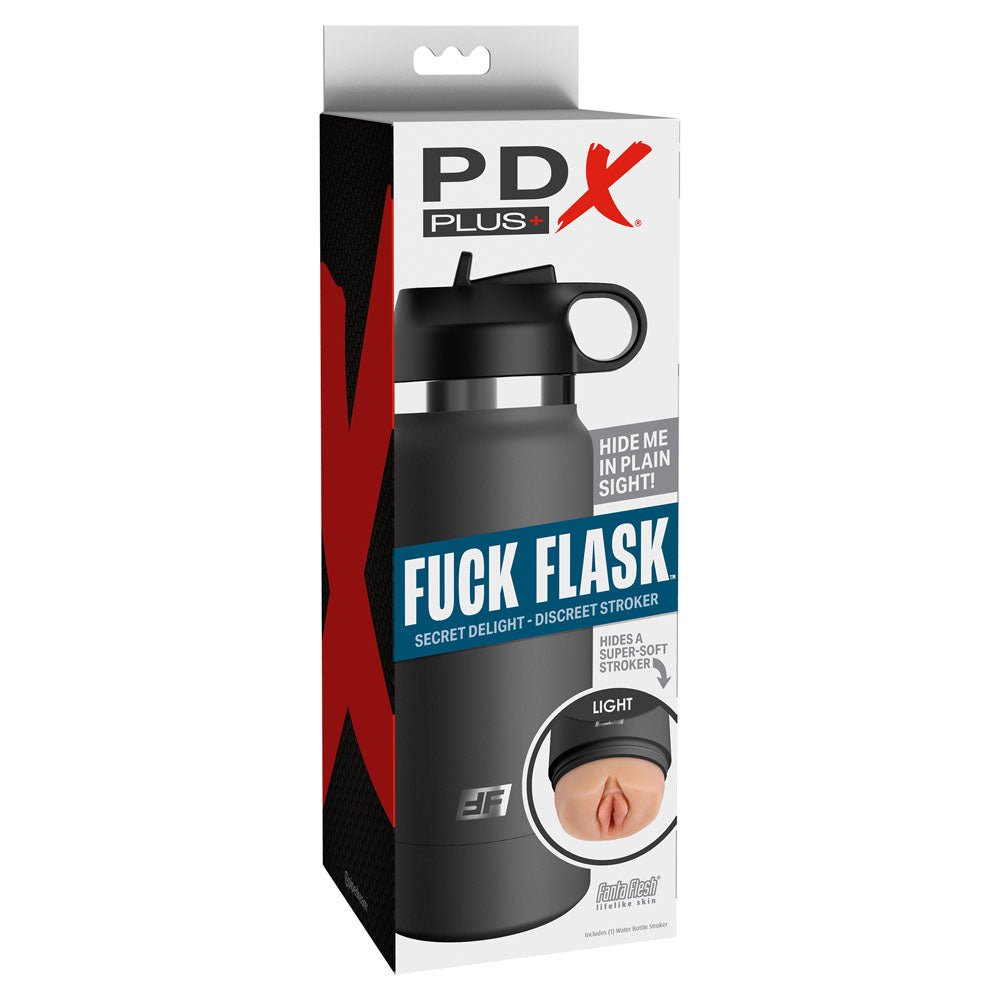 PDX Plus Fuck Flask - Secret Delight Discreet Vagina Stroker - Flesh