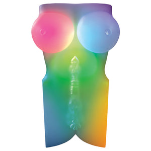 PDX Elite Go-Go Bator LED Mega Mini LED Torso Masturbator - Frosted