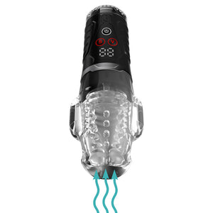 PDX Elite Ultra Milker Pro - Vibrating & Sucking Auto Stroker - Clear