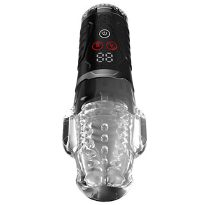 PDX Elite Ultra Milker Pro - Vibrating & Sucking Auto Stroker - Clear