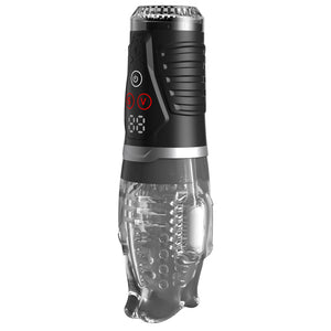 PDX Elite Ultra Milker Pro - Vibrating & Sucking Auto Stroker - Clear