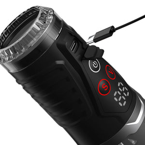 PDX Elite Ultra Milker Pro - Vibrating & Sucking Auto Stroker - Clear