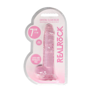 RealRock 7 Inch Realistic Dildo With Balls - Pink
